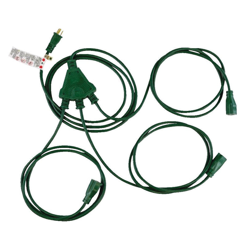 NOMA 28-ft Outdoor 3-Split Extension Cord U0