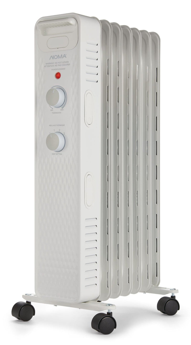 NOMA 3-Setting Mechanical Oil Filled Radiator with Adjustable Thermostat R1
