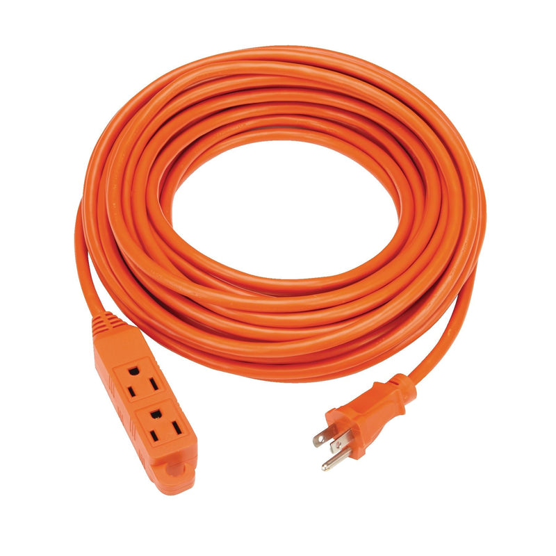 NOMA 50-ft 16/3 Outdoor Extension Cord with 3 Grounded Outlets & Banana End, Orange A4