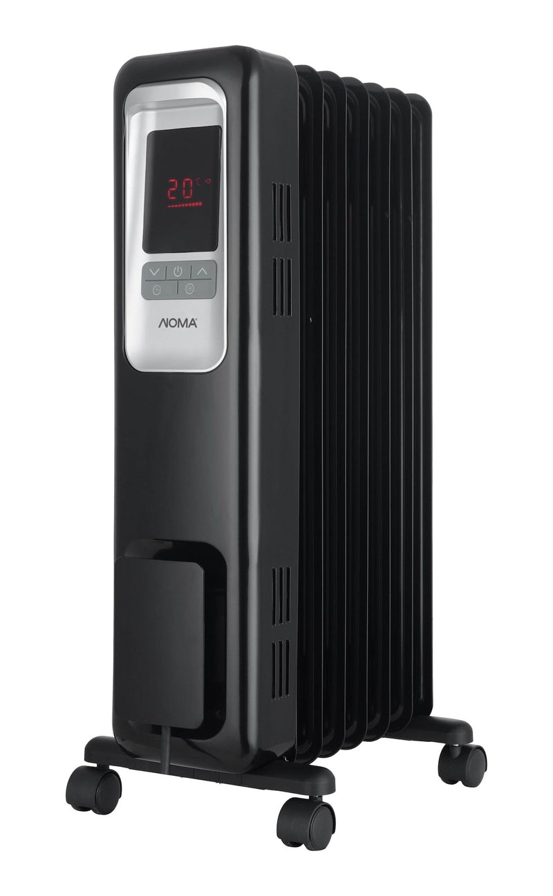 NOMA Digital LED Oil Filled Radiator with Adjustable Thermostat T5