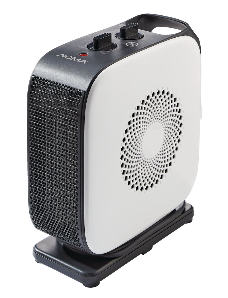 NOMA Portable Oscillating Portable Ceramic Space Heater withThermostat, 1500W, White M6