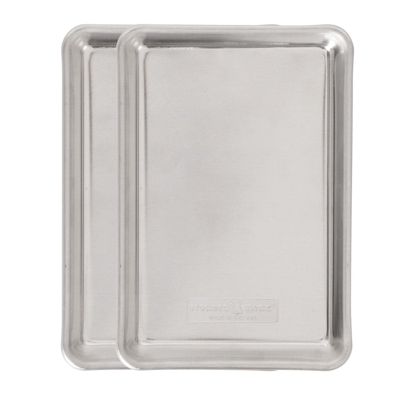 Nordicware Naturals Uncoated Aluminum Eighth Sheet, 2-pc X4