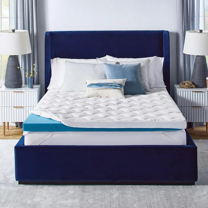 Novaform 3 in. Comfort Grande Plus Advanced Foam Mattress Topper S8