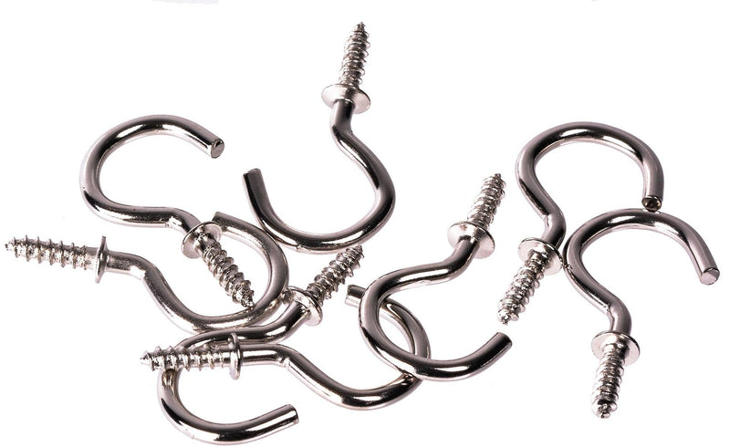 OOK Cup Hooks Set, Nickel, 7/8-in, 40-pk P2