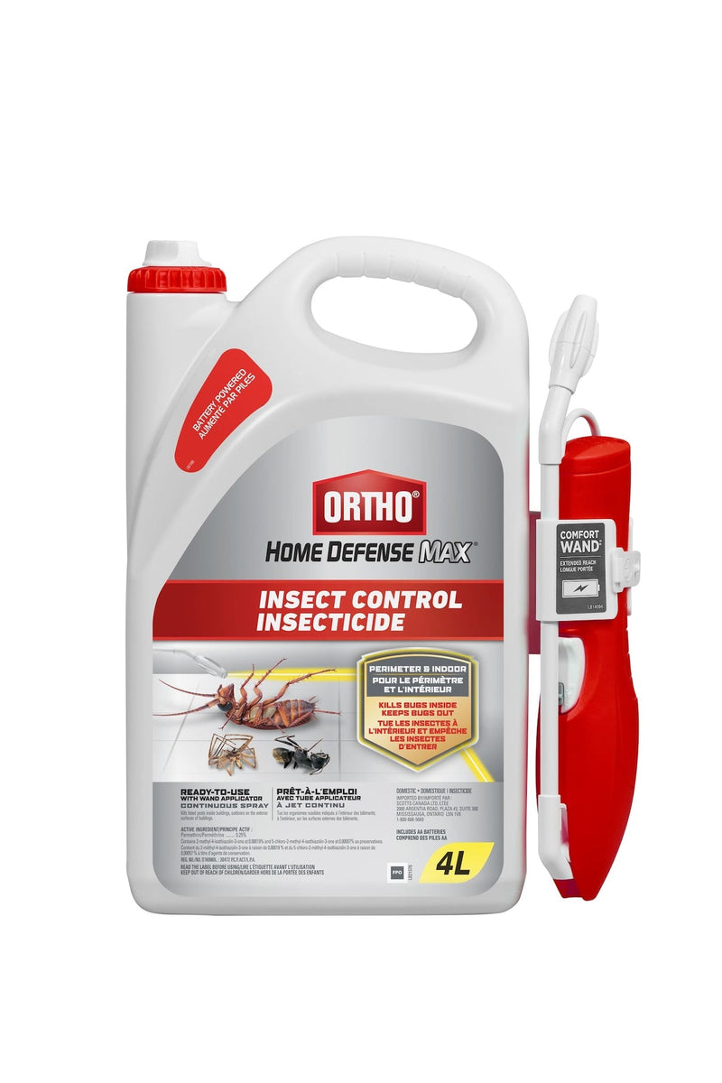 Ortho Home Defense MAX Perimeter & Indoor Liquid Ready-to-Use Insect Control, Insecticide, 4-L E5