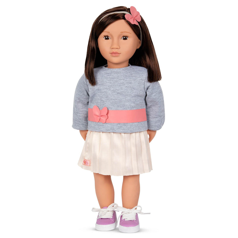 Our Generation Basic Fashion Doll for Ages 3+, Mei, 18-in B8