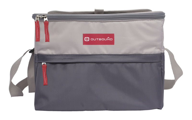 Outbound 12-Can Soft Cooler With Hard Liner, Grey S1
