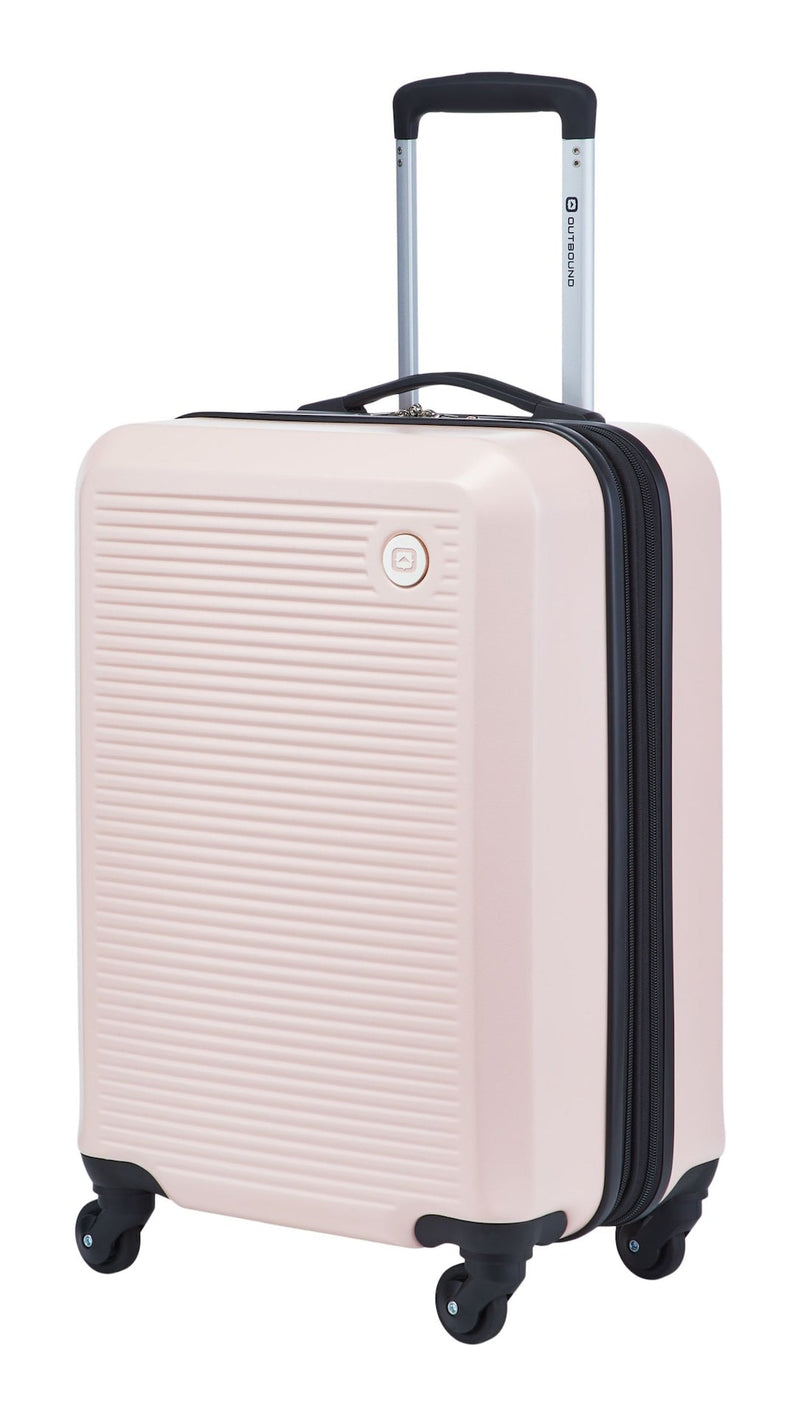 Outbound Hardside Carry-On Spinner Flex Travel Suitcase, Pink, 21-5/8-in H8