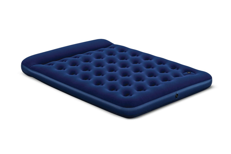 Outbound Queen Airbed with Built-In Manual Pump, PVC, Black E1