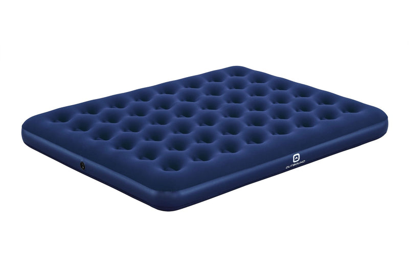 Outbound Queen Single-High Inflatable Air Mattress/Airbed with Flocked Top & Repair Kit C6