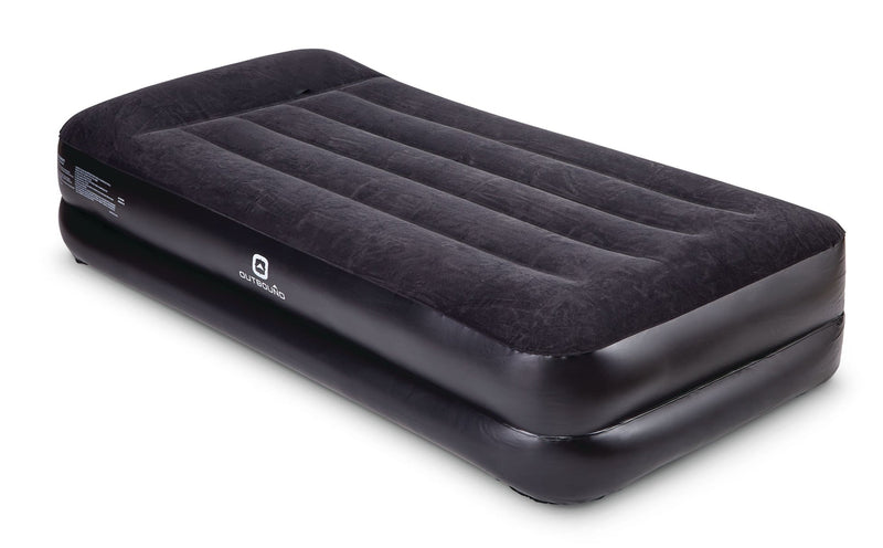 Outbound Twin Double-High Inflatable Air Mattress with Built-In Pump & Pillow A7