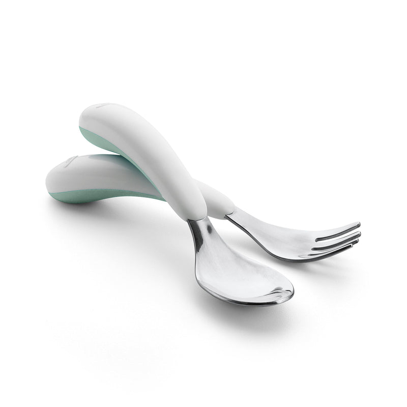 OXO Tot On-the-Go Fork & Spoon Set, Opal T8