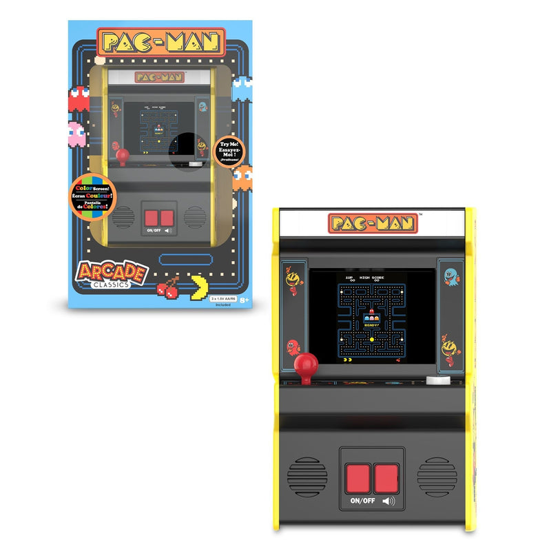 Pac-Man Mini Handheld Classic Arcade Game For Kids, Ages 8+ U1