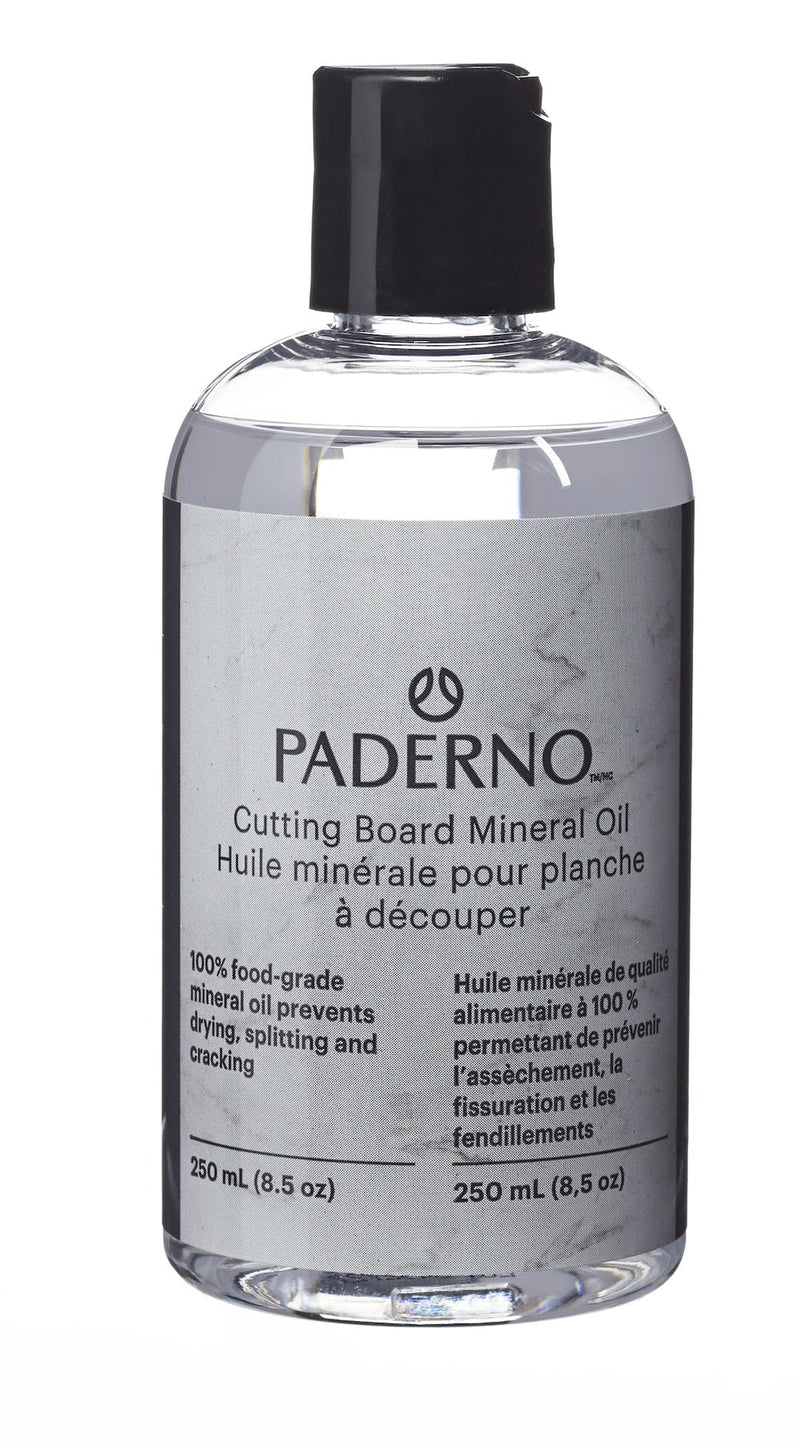 PADERNO 100% Food-Grade Mineral Oil Treatment For Cutting Boards, 250-mL L2
