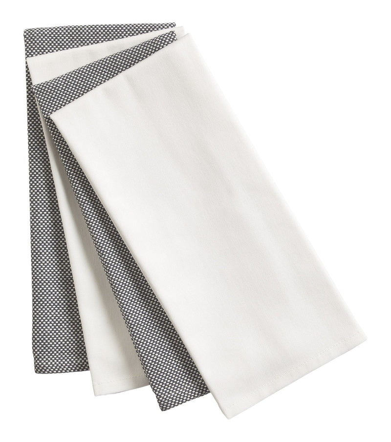 PADERNO All-Purpose Cotton Kitchen Towels, Grey, 4-pk X6