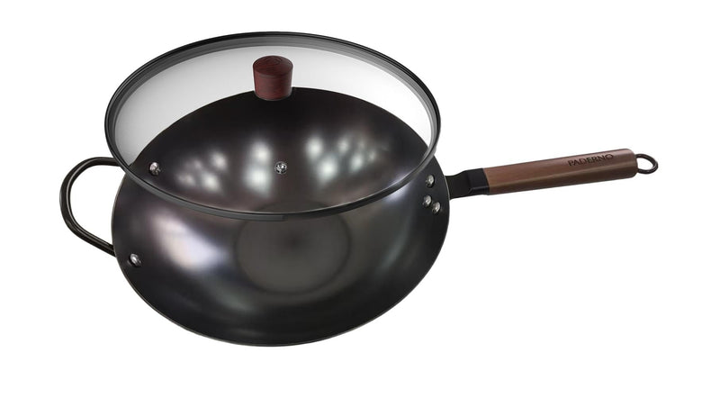 Paderno Carbon Steel Wok B2