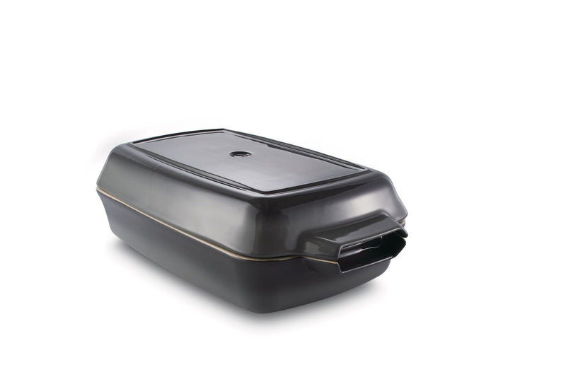 PADERNO Ceramic Roaster Set, Grey, 15 x 8.5-in, 2-pk I5