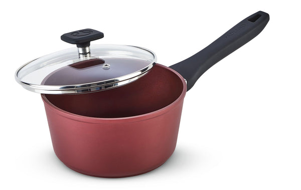 PADERNO Classic Saucepan, PFOA-Free, Non-Stick, Maroon Y0
