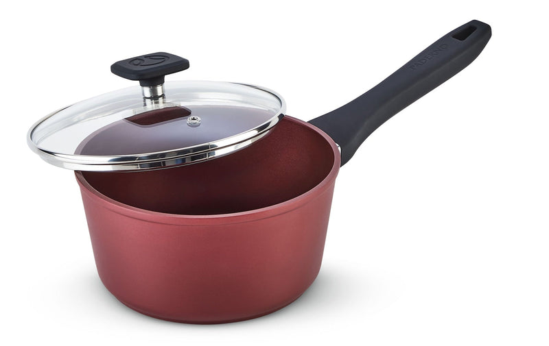 PADERNO Classic Saucepan, PFOA-Free, Non-Stick, Maroon Y0