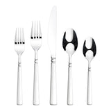PADERNO Collar Banded Flatware Set, Serves 4, 20-pc