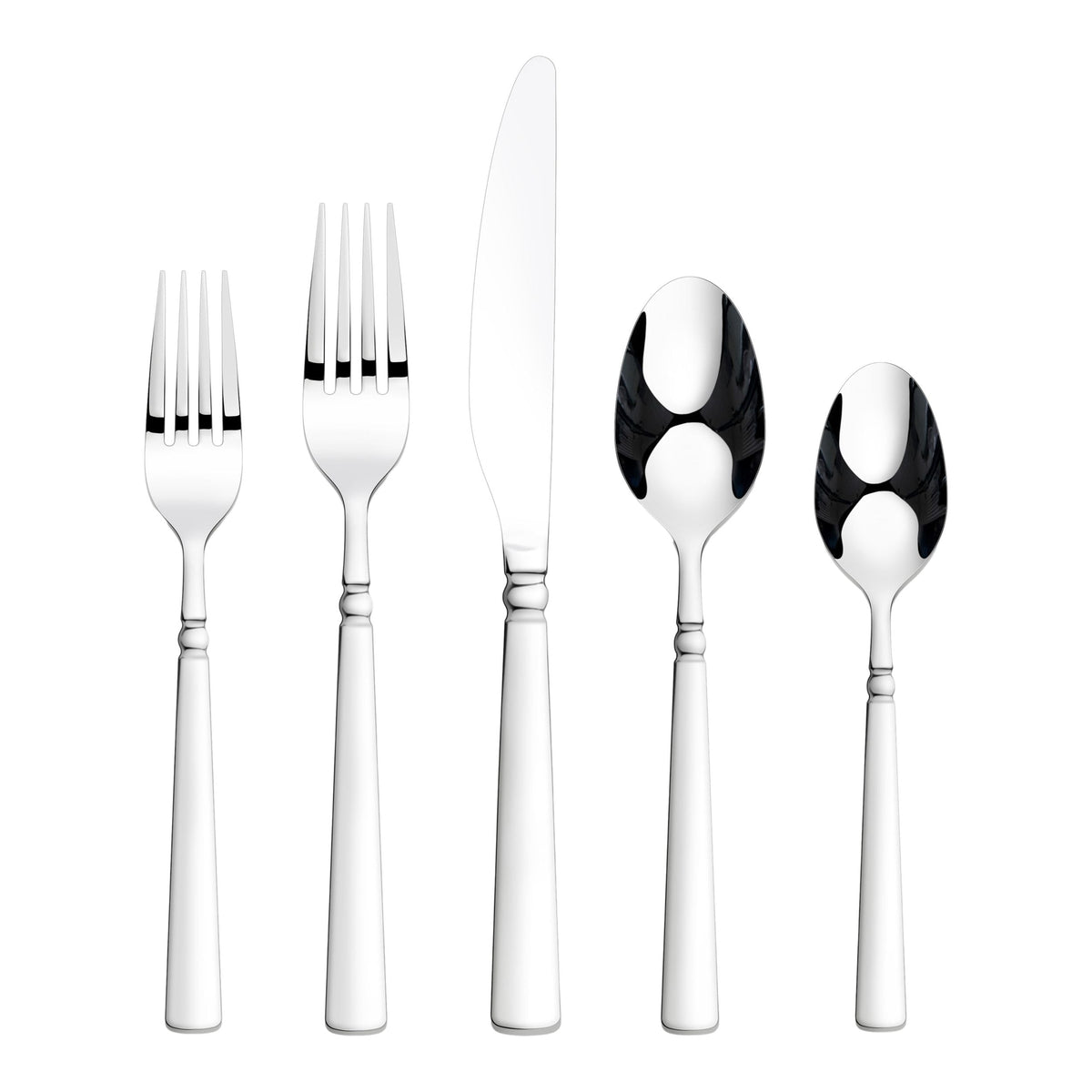 PADERNO Collar Banded Flatware Set, Serves 4, 20-pc