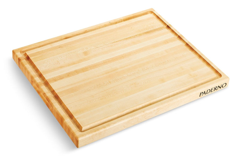 PADERNO Maple Hardwood Cutting Board, Grip Handles, 16 x 20-in A4