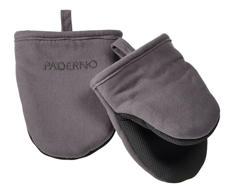 PADERNO Neoprene Palm Mini Mitts, Black, One-Size, 2-pk N2