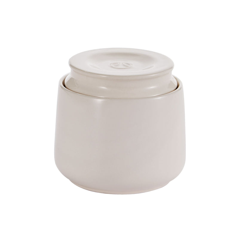 PADERNO Professional Ceramic French Butter Keeper Dish, Dishwasher Safe, Holds One 1/4-lb Stick of Butter X8