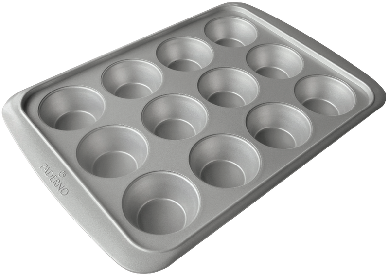 PADERNO Professional Non-Stick Muffin Tin, 12-Cup R7