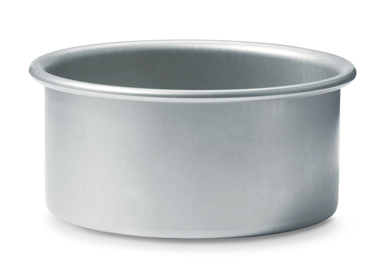 PADERNO Professional Uncoated Aluminum Round Cake Pan, 6-in T3