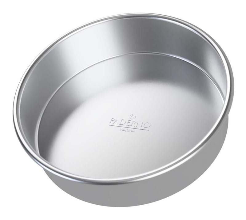 PADERNO Professional Uncoated Aluminum Round Cake Pan, 9-in L1