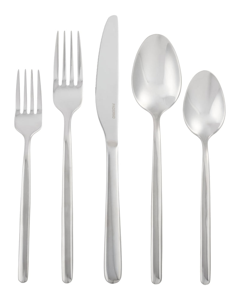 PADERNO Slim Rounded Handle Flatware Set, Serves 12, 60-pc G1