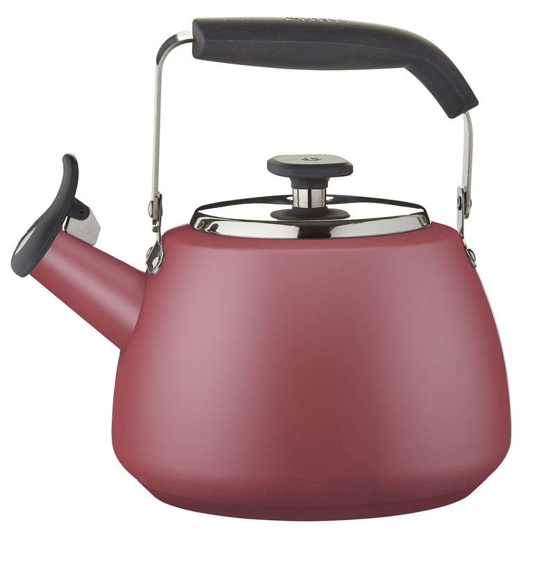 PADERNO Stainless Steel Stovetop Kettle, 1.9-L, Red E8