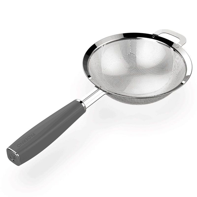 PADERNO Stainless Steel Strainer for Draining/Straining/Sifting, Silver O6