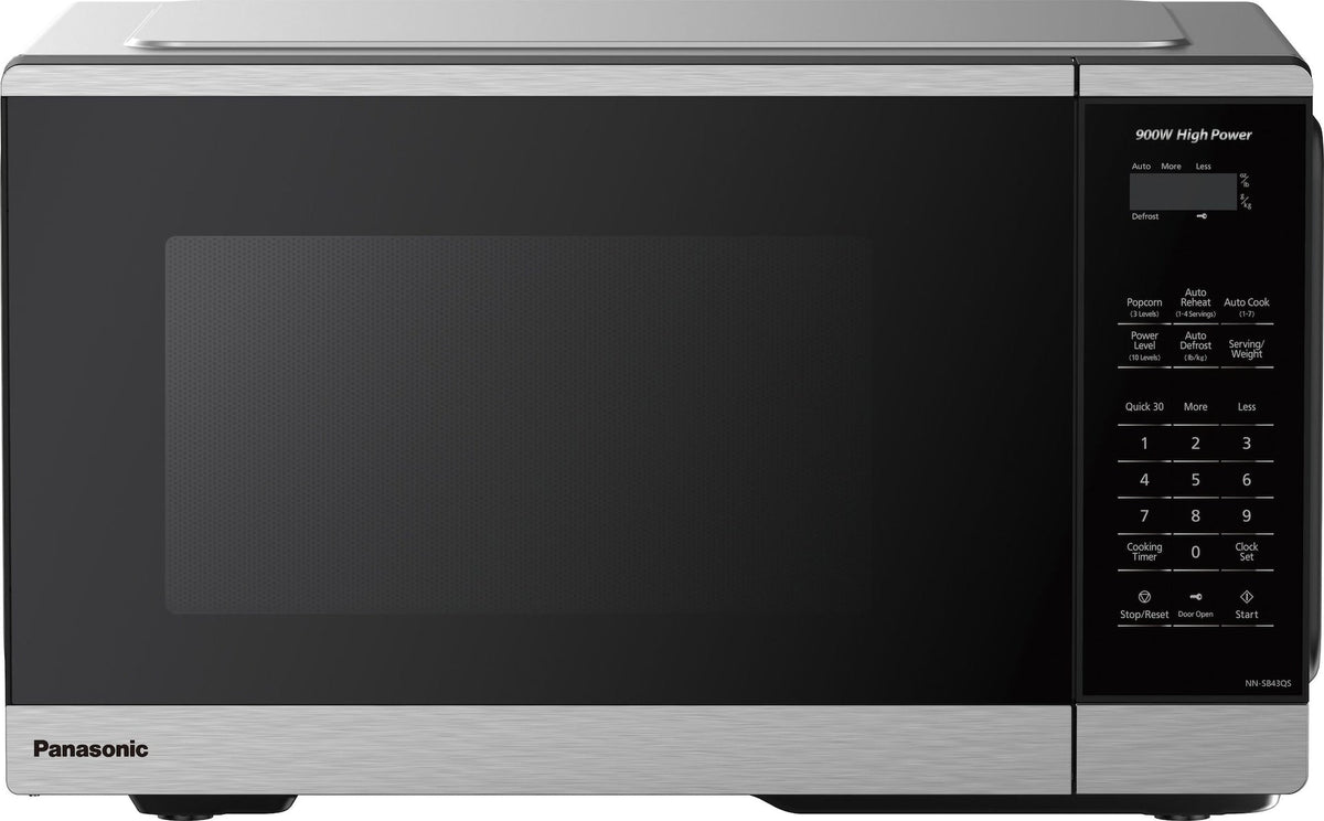 Panasonic Countertop Microwave, 0.9-cu.ft., Black & Stainless Steel