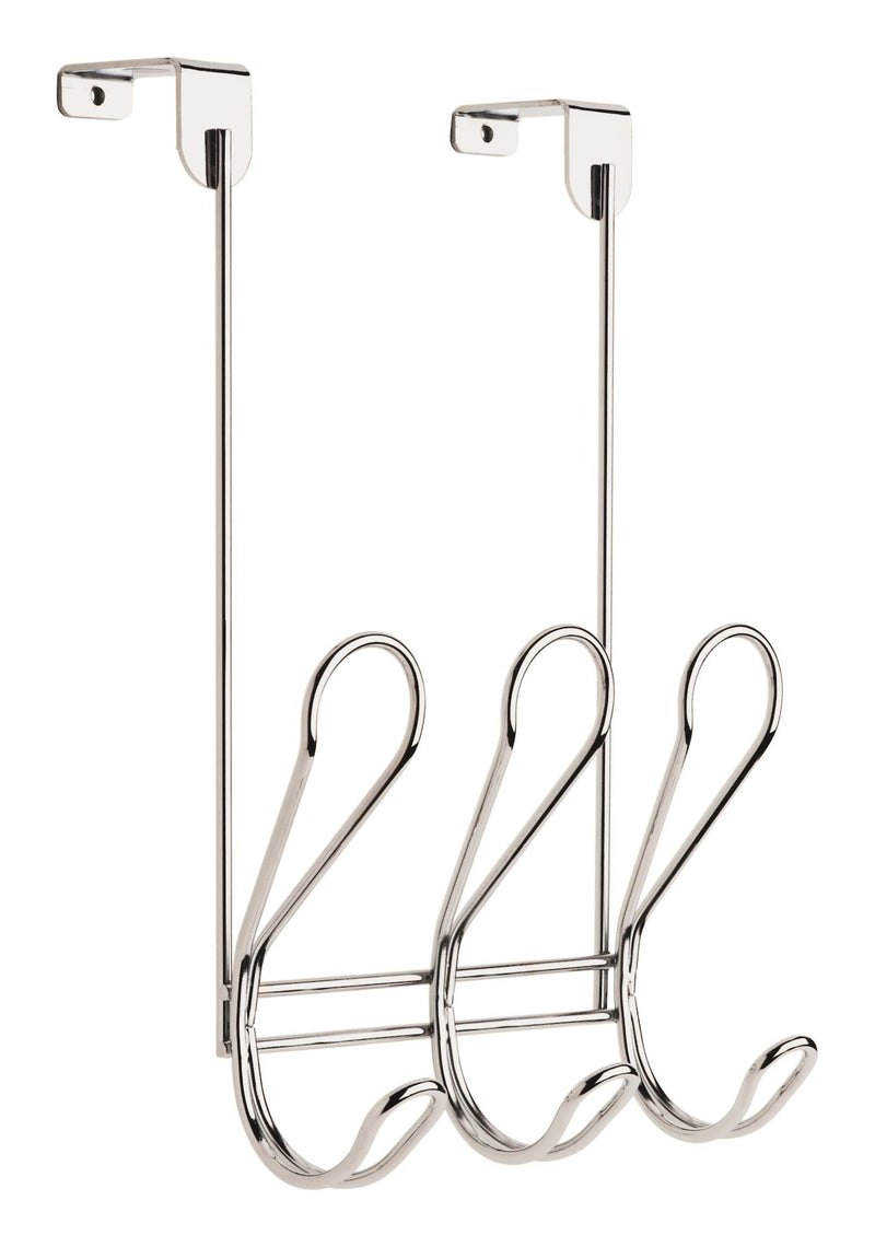 Peerless Dolen Steel 3-Hook Over the Door Rail, Assorted Colours I1