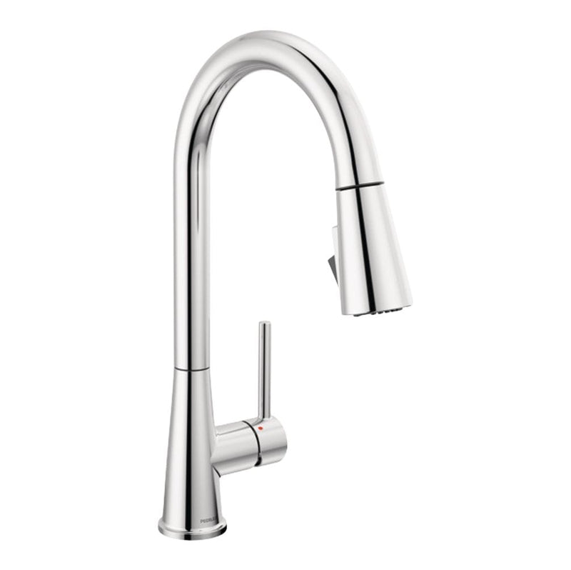 Peerless Precept Single Lever Pull Down Kitchen Faucet with POWERinse, Chrome V7