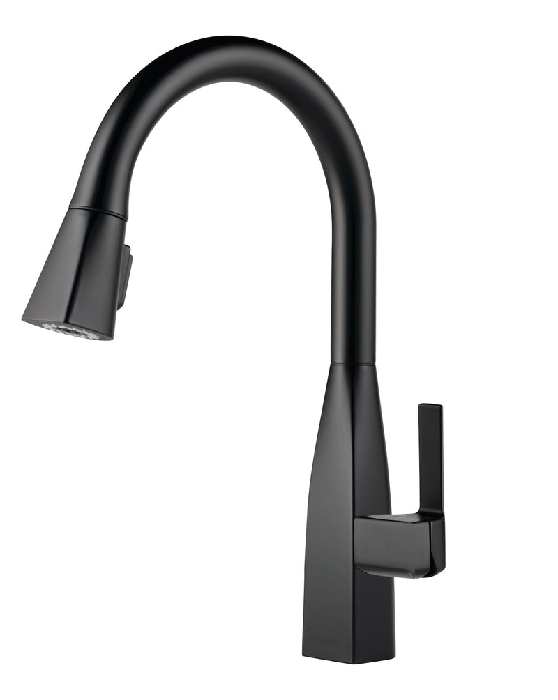 Peerless Xander Single-Handle Pull-Down Kitchen Faucet, Black L0
