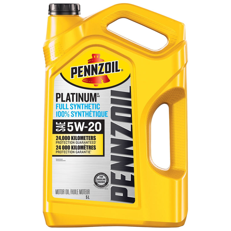 Pennzoil Platinum 5W20 Synthetic Engine/Motor Oil, 5-L P5