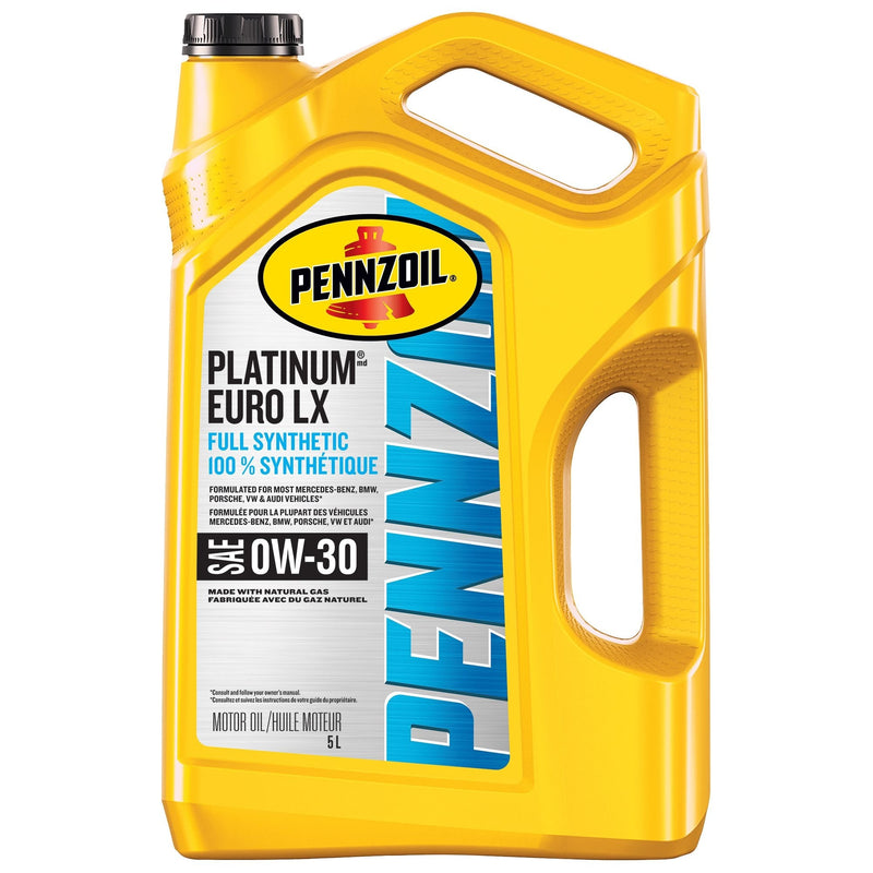 Pennzoil Platinum Euro LX 0W30 Synthetic Engine/Motor Oil, 5-L Y7