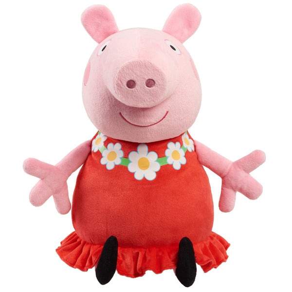 Peppa Pig Jumbo Plush Stuffed Animal, 24.75-in E4