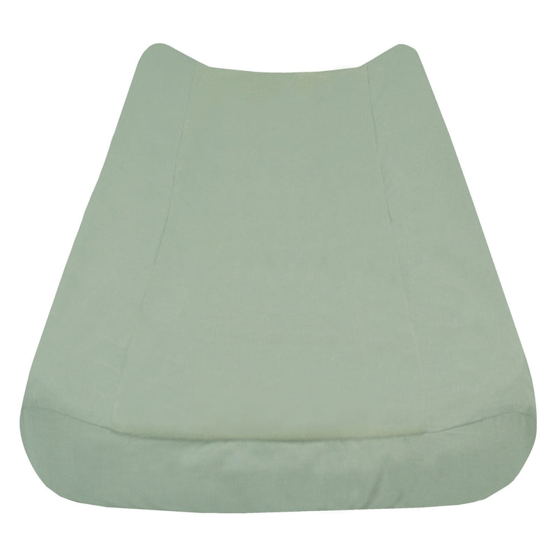 Perlimpinpin Bamboo Baby Changing Pad Cover, Moss E0
