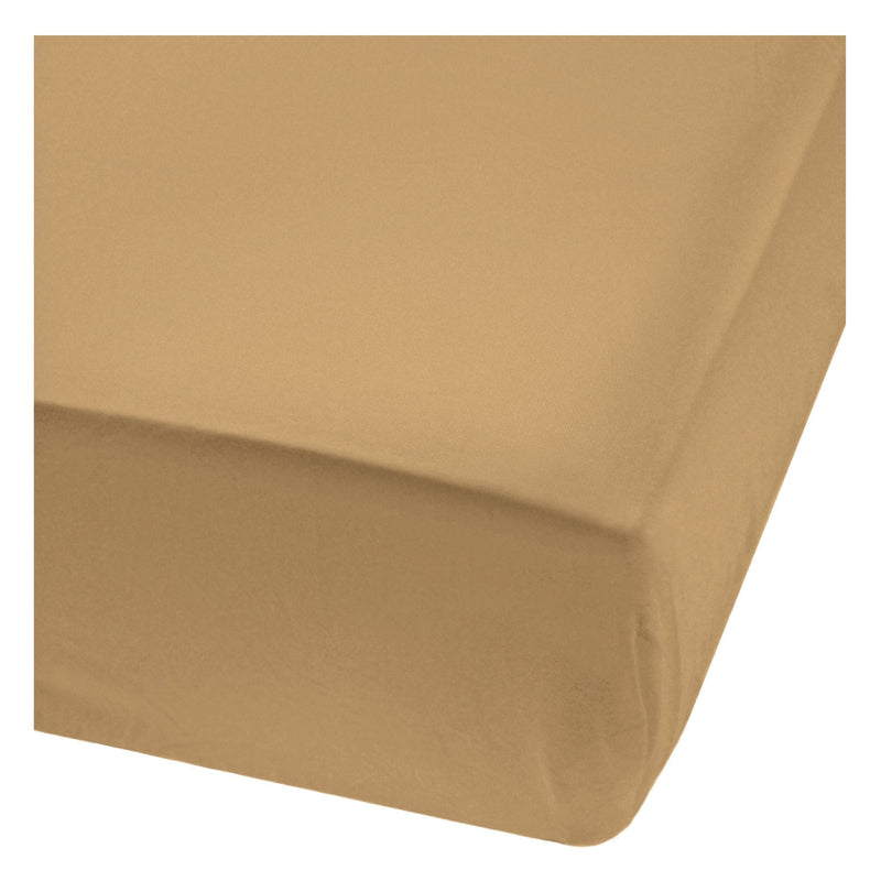 Perlimpinpin Bamboo Baby Crib Fitted Sheets, Honey H2