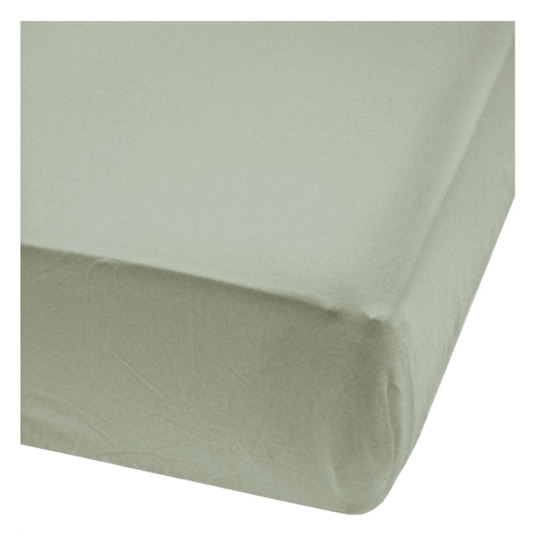 Perlimpinpin Bamboo Baby Crib Fitted Sheets, Moss K3