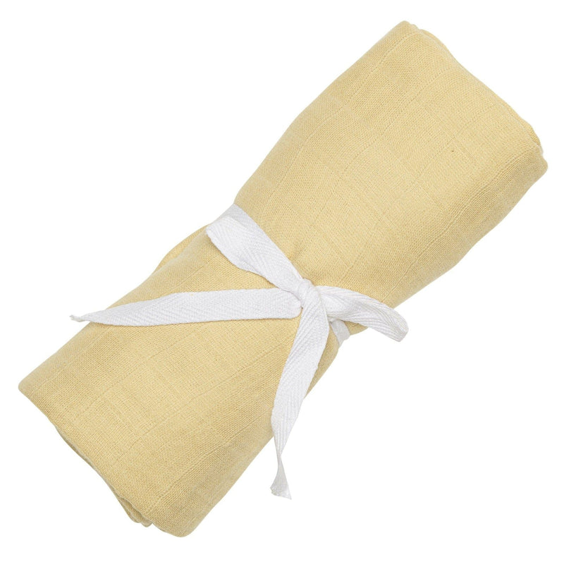 Perlimpinpin Cotton Muslin Baby Swaddle Blanket, Lemon Z8