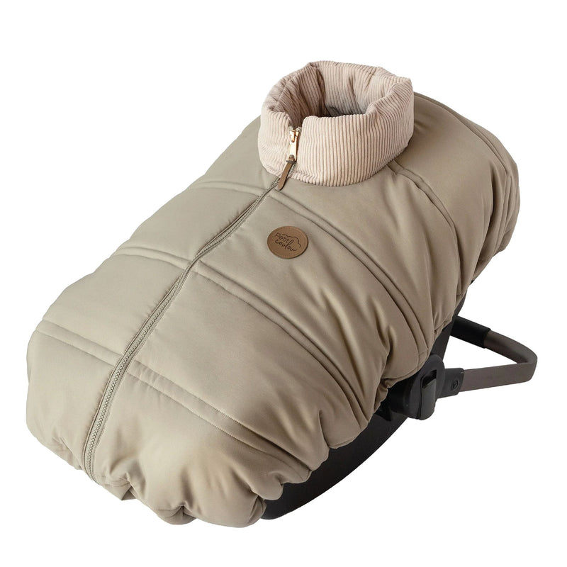 Petit Coulou Lightweight Baby Car Seat Cover, Mid Season (-5°C to 15°C), Lichen G5