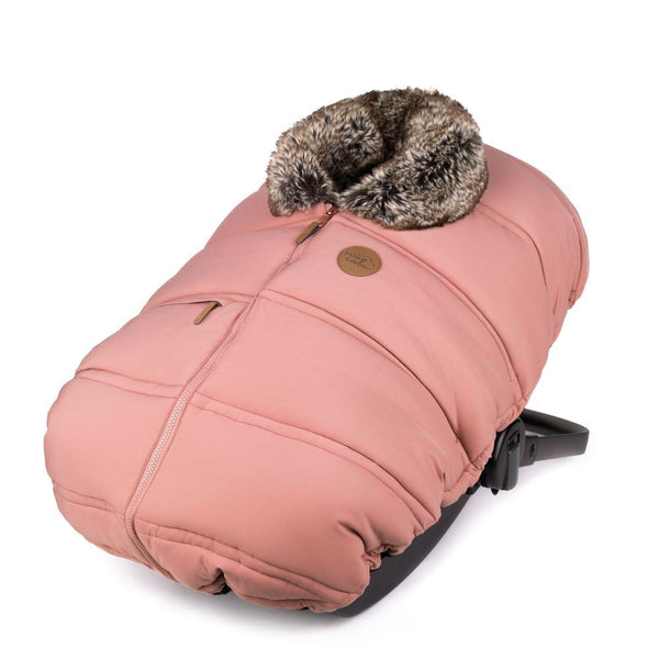 Petit Coulou Winter Baby Car Seat Cover, Blush Q0