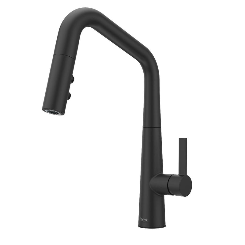 Pfister Buxton Pull-Down Kitchen Faucet, Matte Black G1