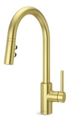 Pfister Fullerton Pull-Down Kitchen Faucet, Brush Gold M8