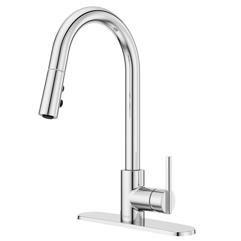 Pfister Modern Pull-Down Kitchen Faucet, Chrome Y7